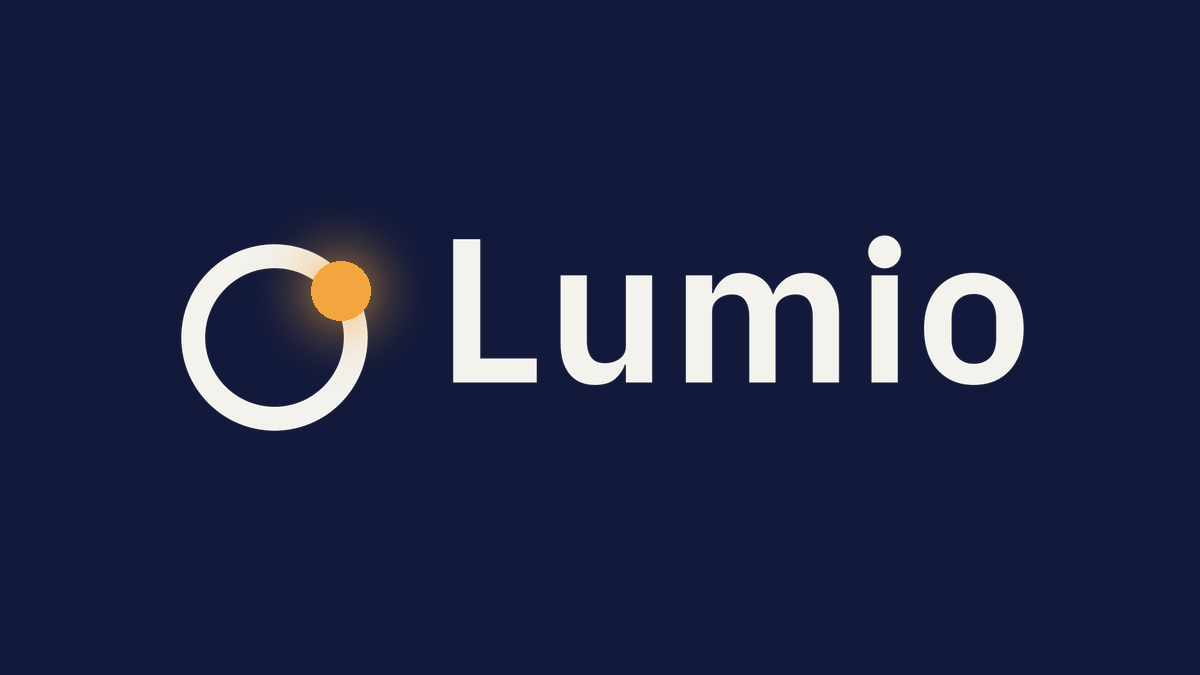 Lumio logo animation — a ring with a glowing dot marking whose turn it is to receive the group's payout